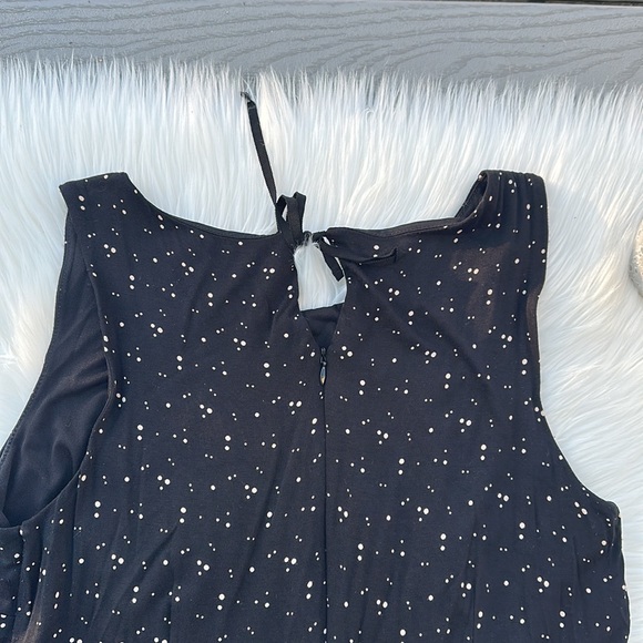 Loft black polka dotted dress - Picture 4 of 4